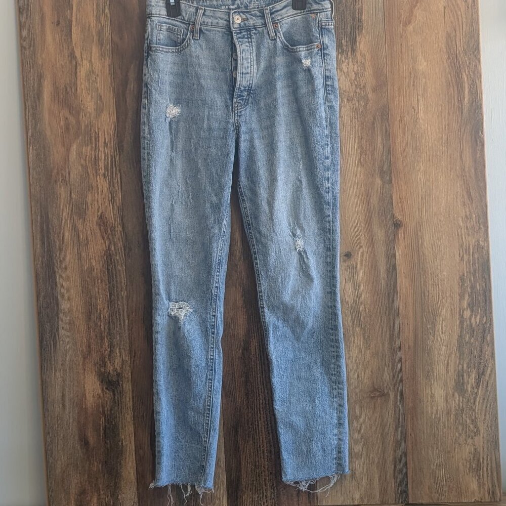 Old Navy Extra High Rise Pop Icon Skinny Secret Slim Pockets Jeans 4